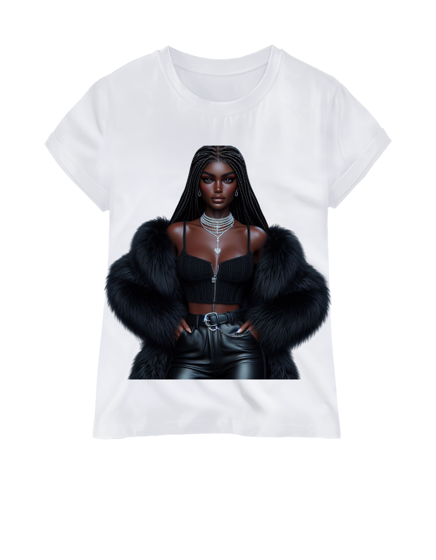 "I Am Fierce"Barbie White T-Shirt