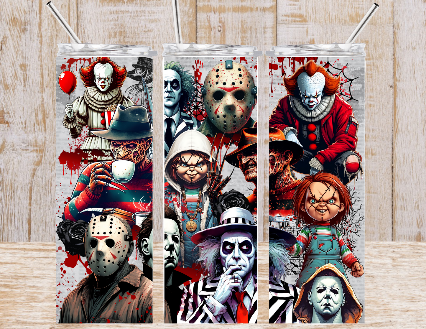 20oz Horror Tumbler – Sip with a Side of Scares