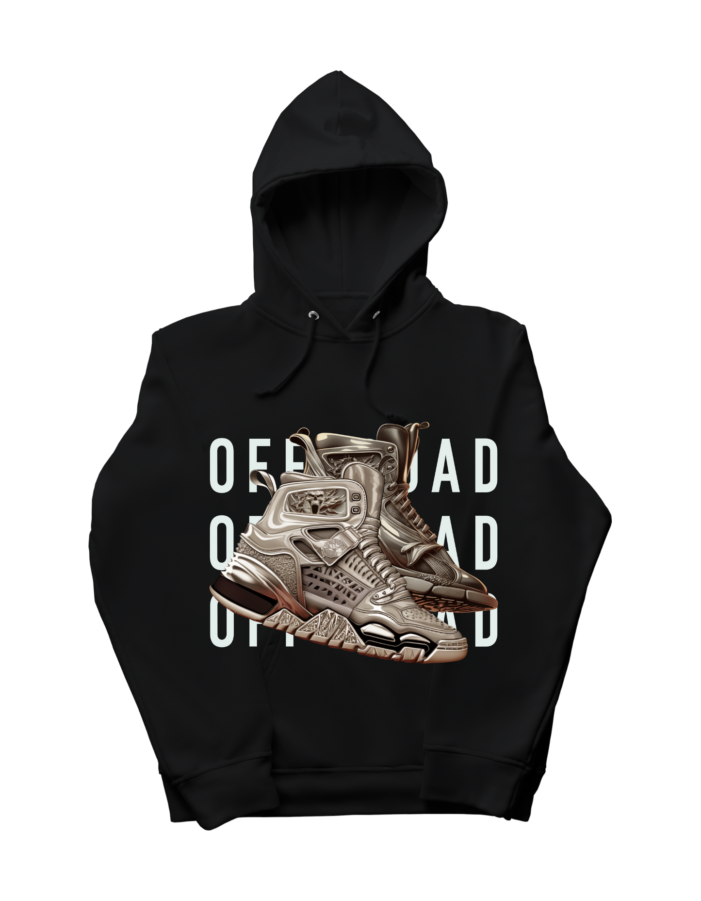 Boys' Youth Hoodie with Gold Sneaker